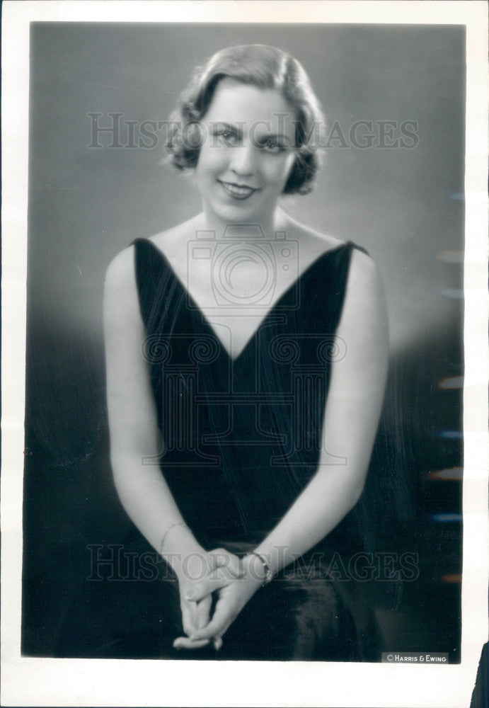 1932 Actress Ethel Barrymore Colt Press Photo - Historic Images