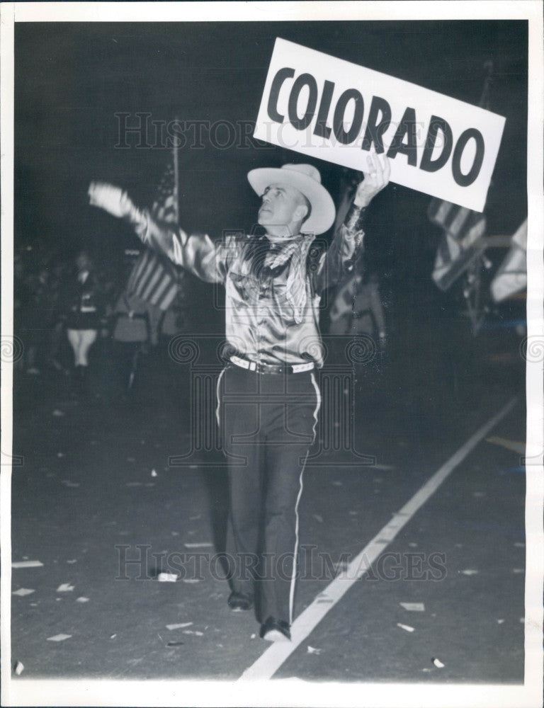 1937 Colorado Legionaire Am Leg Parade NY Press Photo - Historic Images