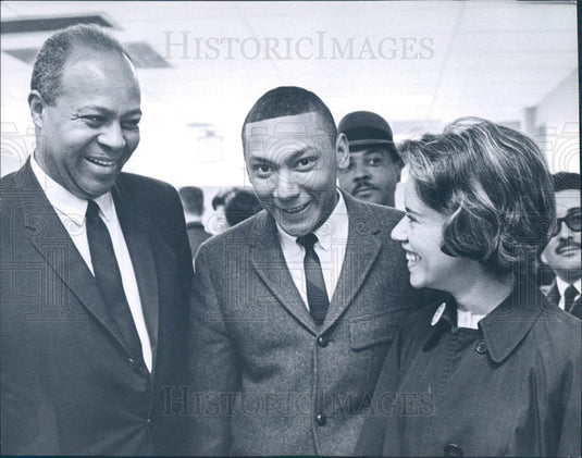 1965 CORE Leader James Farmer Press Photo - Historic Images