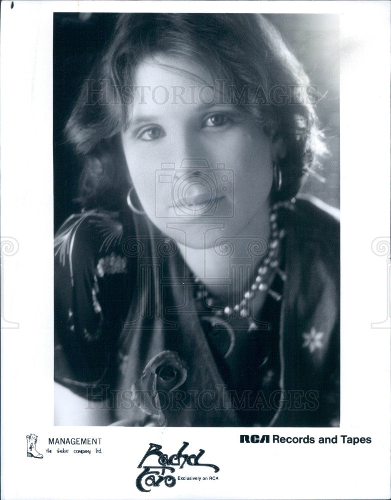 1977 Singer Rachel Faro Press Photo - Historic Images