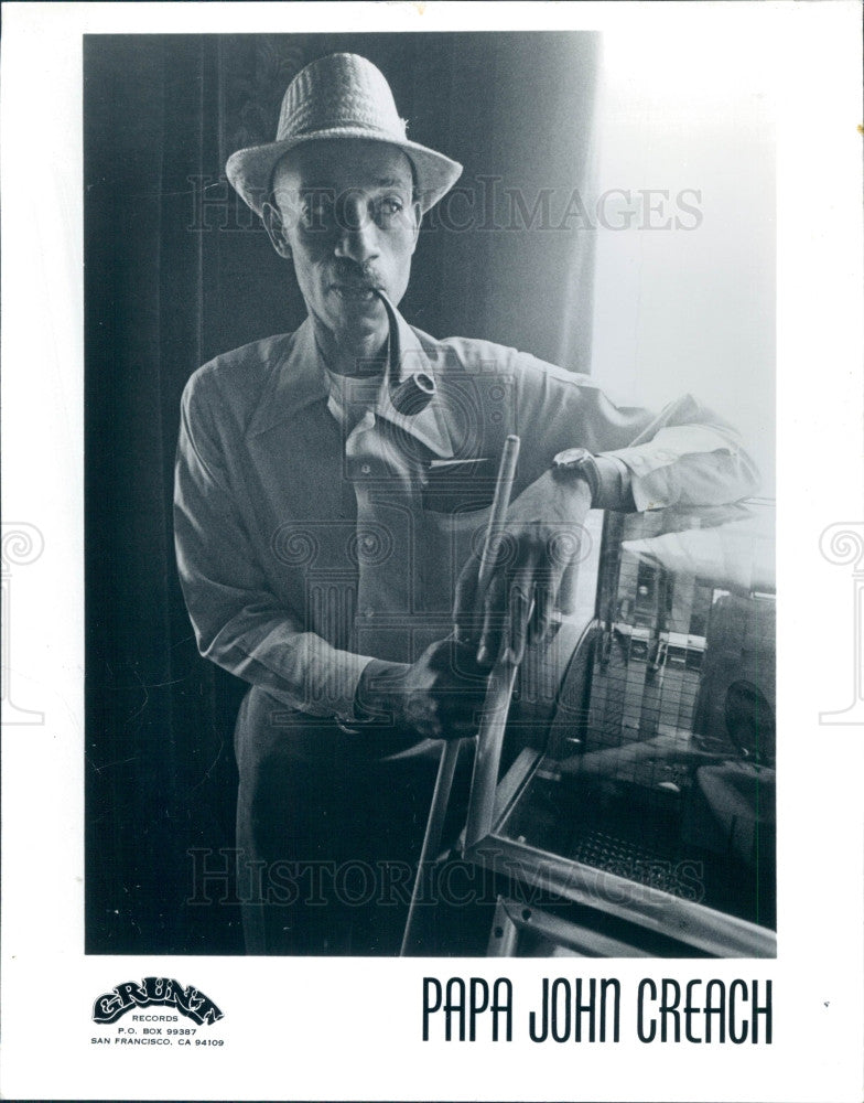 1975 Fiddler Papa John Creach Press Photo - Historic Images