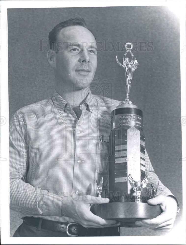 1967 Denver Pistol Champ John Firley Press Photo - Historic Images