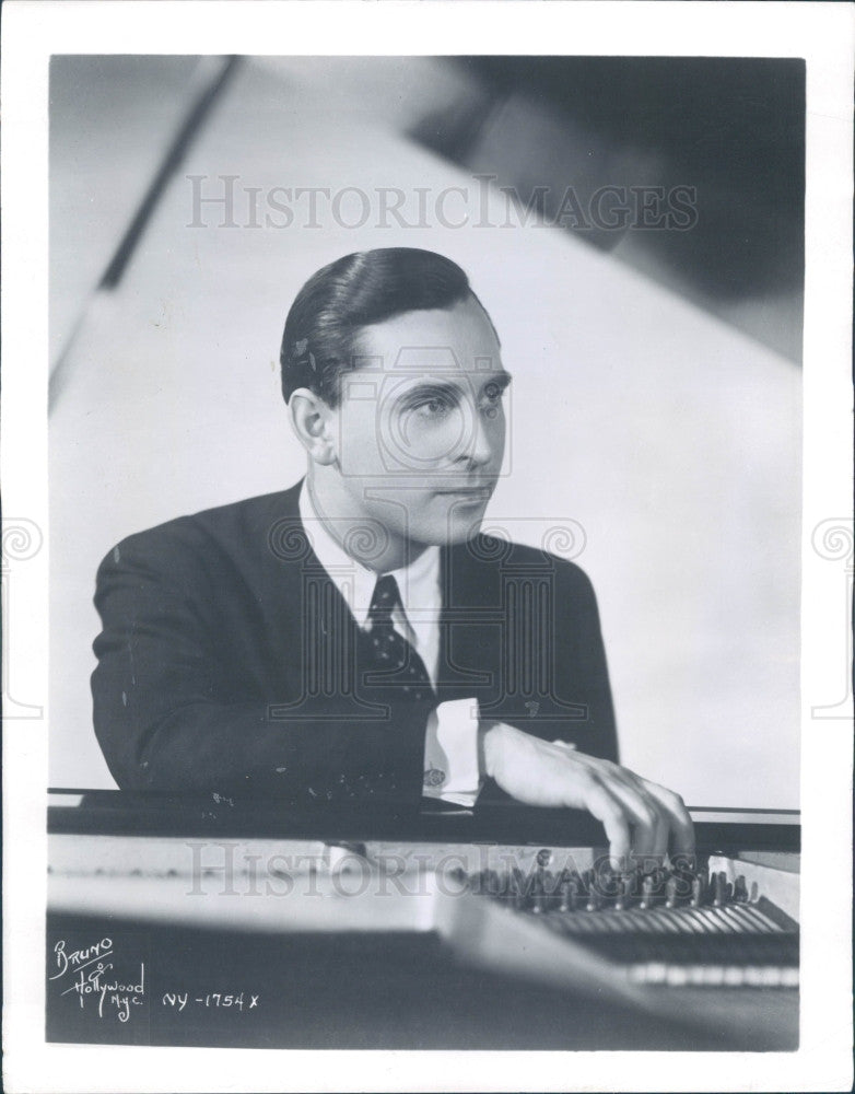 1950 Pianist Rudolph Firkusny Press Photo - Historic Images