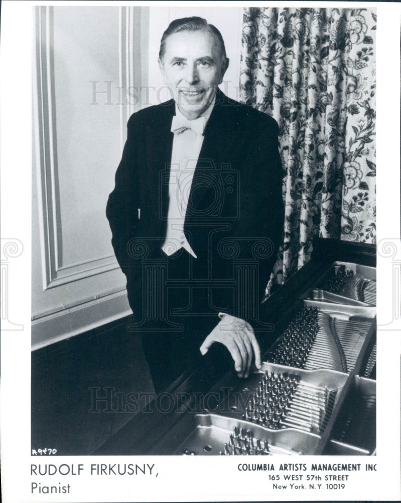 1984 Pianist Rudolph Firkusny Press Photo - Historic Images