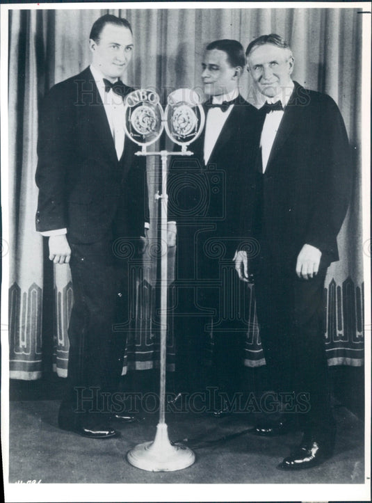 1962 Harvey Firestone & Franklin Bauer Press Photo - Historic Images
