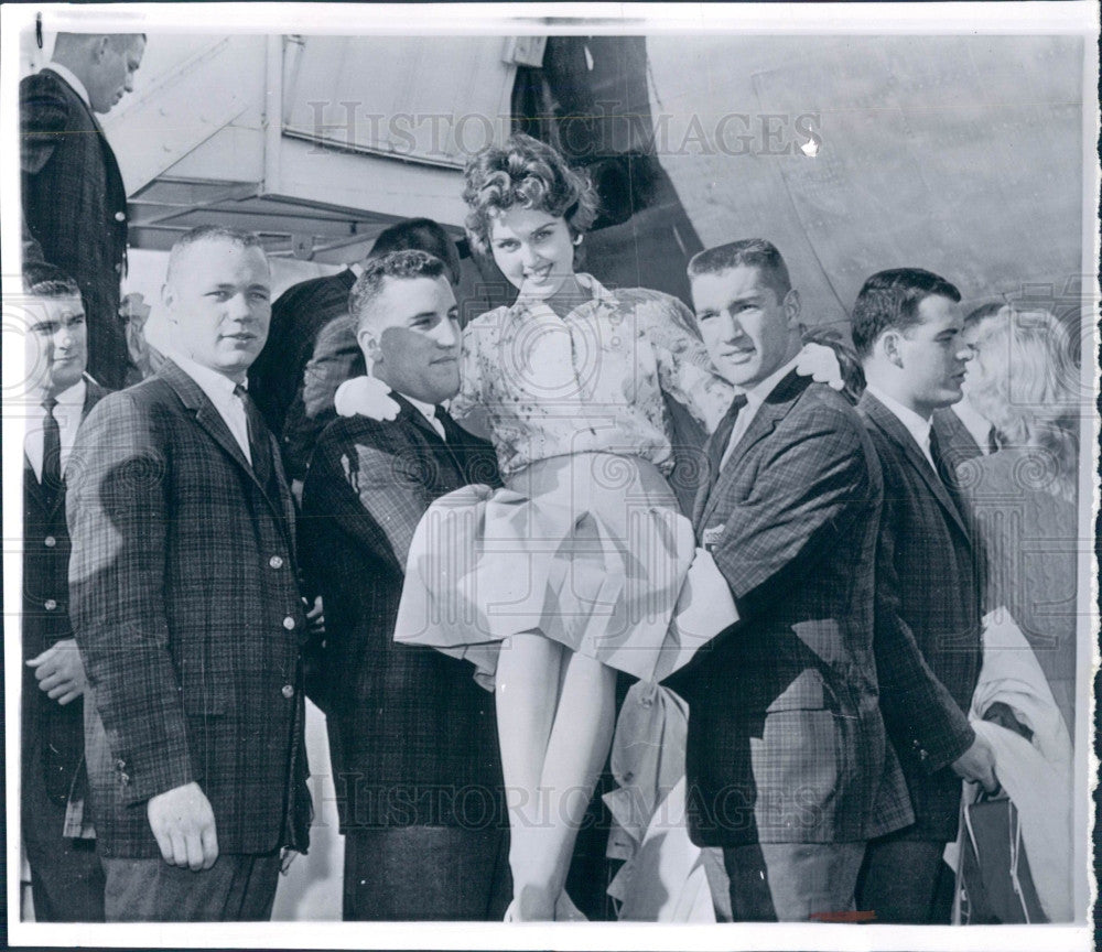 1960 Orange Bowl Queen Pat Finn Press Photo - Historic Images