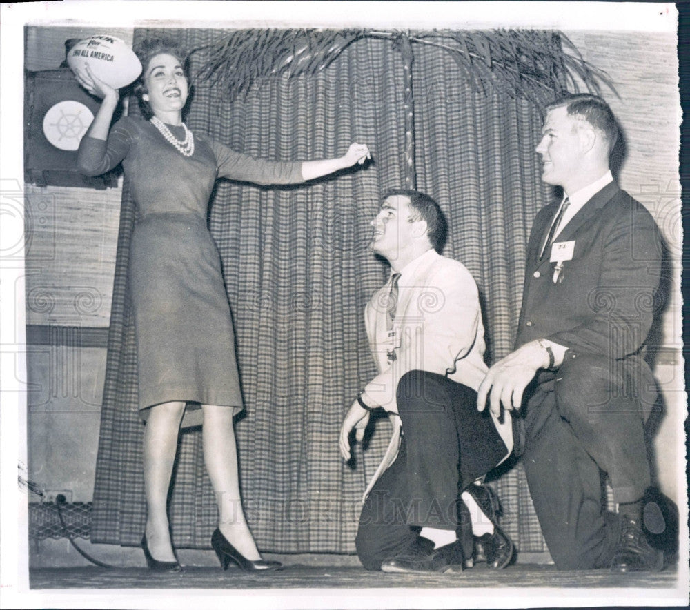 1960 Orange Bowl Queen Pat Finn Press Photo - Historic Images