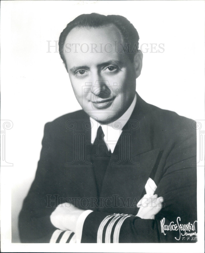 1948 Orchestra Leader Ted Fio Rito Press Photo - Historic Images