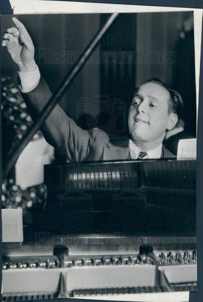 1936 Orchestra Leader Ted Fio Rito Press Photo - Historic Images