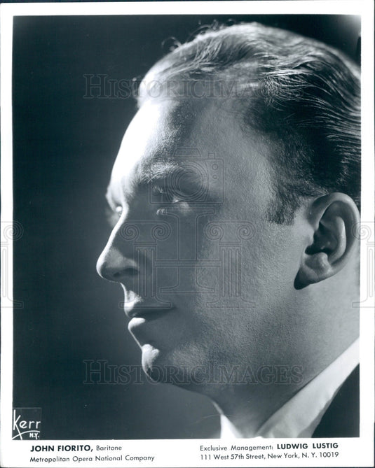 1966 Singer John Fiorito Press Photo - Historic Images