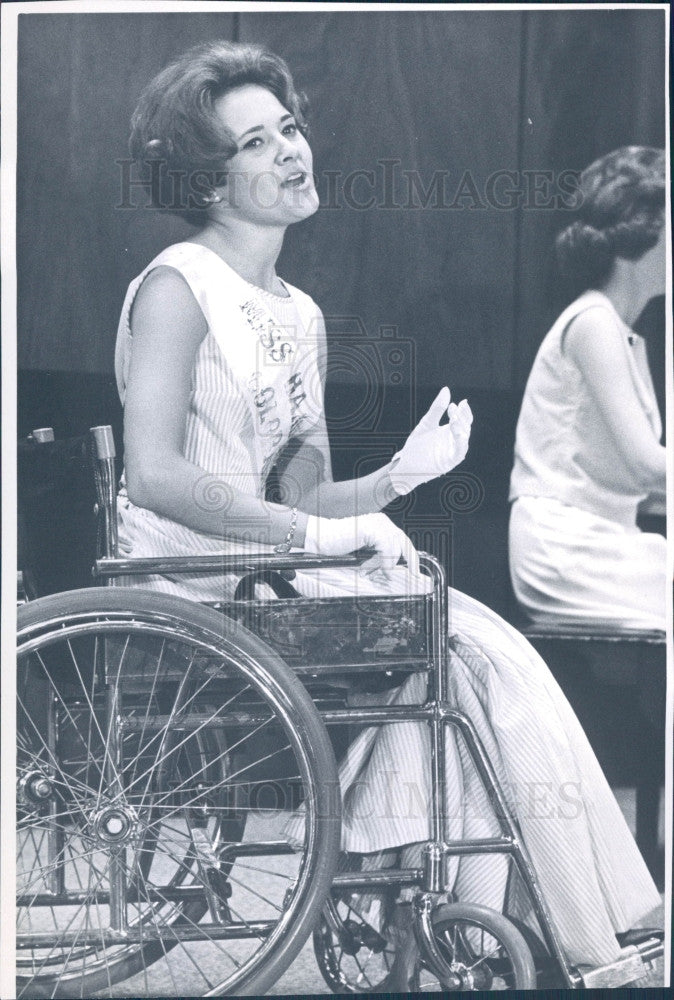 1965 Miss Handicapped CO Charle Susan Findley Photo - Historic Images