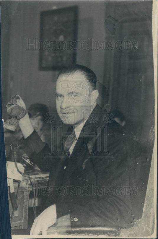 1936 Denver CO Police Sgt William J Fine Press Photo - Historic Images