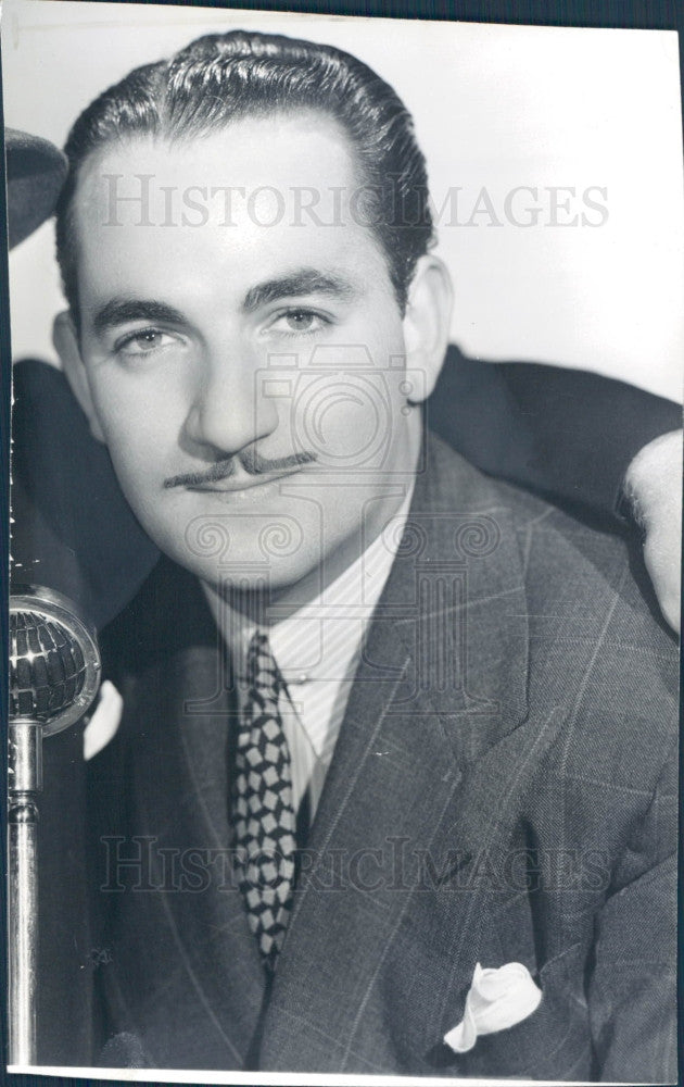 1948 Bandleader Shep Fields Press Photo - Historic Images