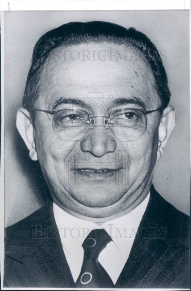 1954 Brazil President Joao Cafe Filho Press Photo - Historic Images