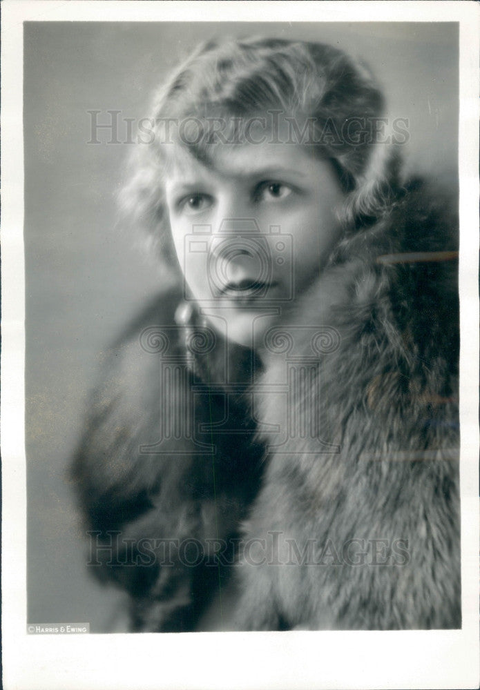 1928 Elizabeth Hanna Davidson Press Photo - Historic Images