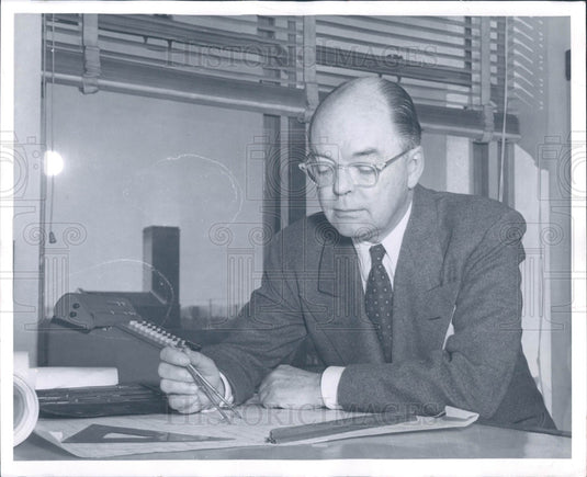 1959 Denver CO Leader Thomas Campbell Press Photo - Historic Images