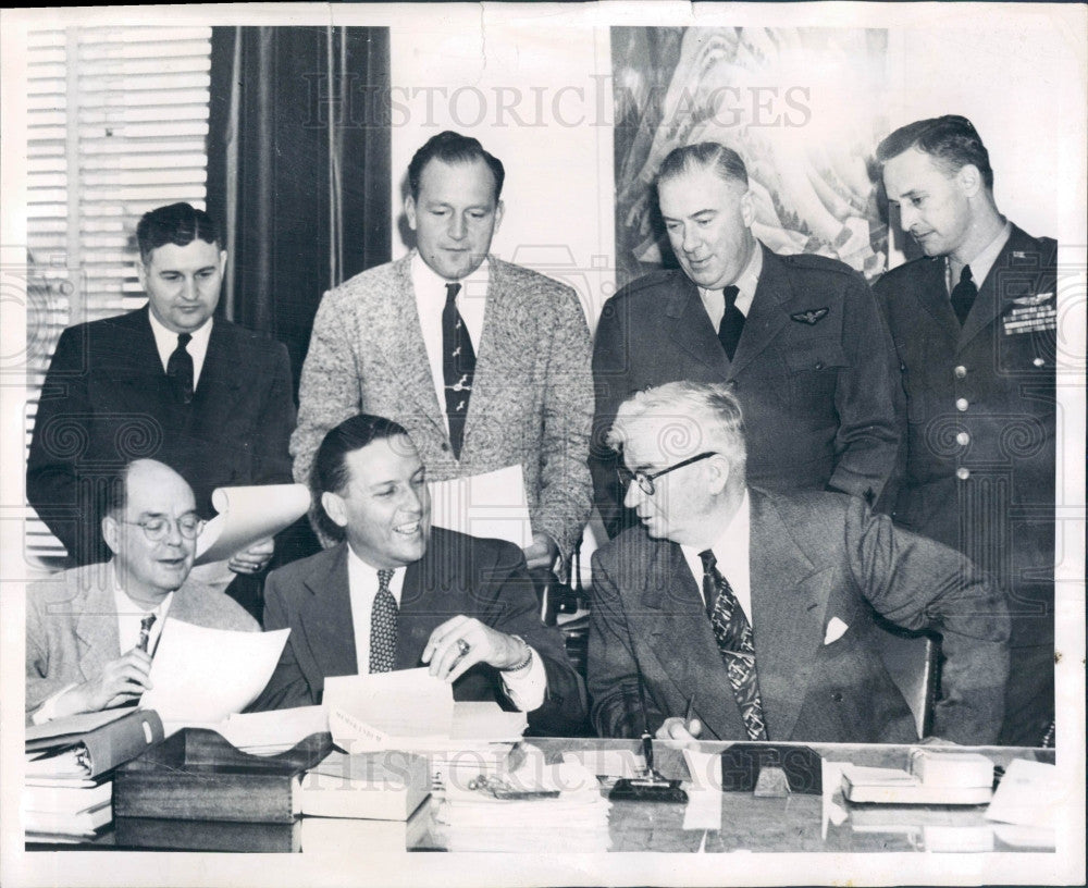 1950 Denver Colorado Business Leaders Press Photo - Historic Images