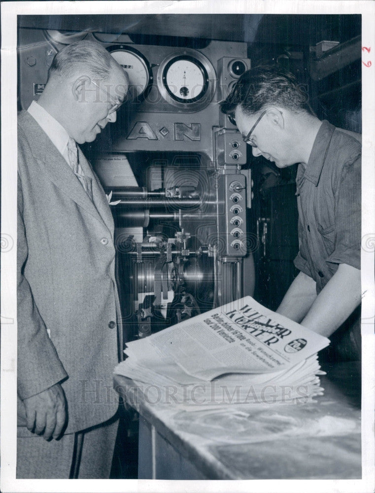 1953 Denver CO Leader Thomas Campbell Press Photo - Historic Images