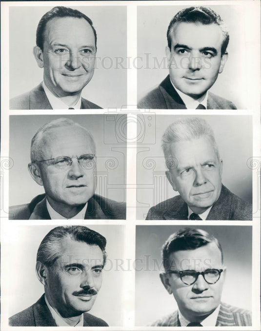 1958 Newsmen Daly/Secondari/Howe/Morgan Press Photo - Historic Images