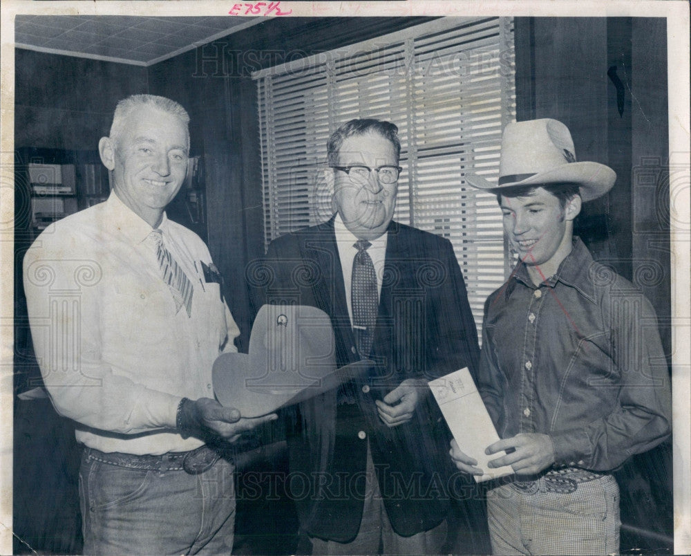 1972 Denver Post Editor Charles Buxton Press Photo - Historic Images