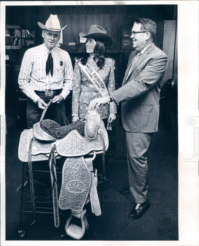 1972 Denver Post Editor Charles Buxton Press Photo - Historic Images