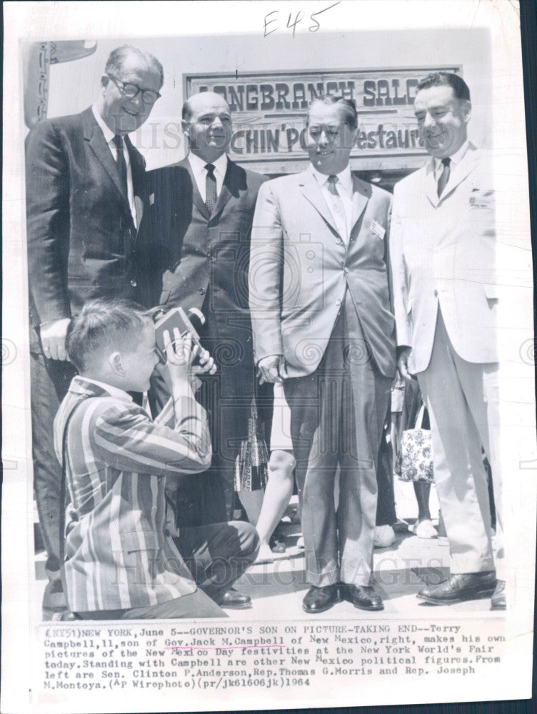 1964 New Mexico Politicians Press Photo - Historic Images