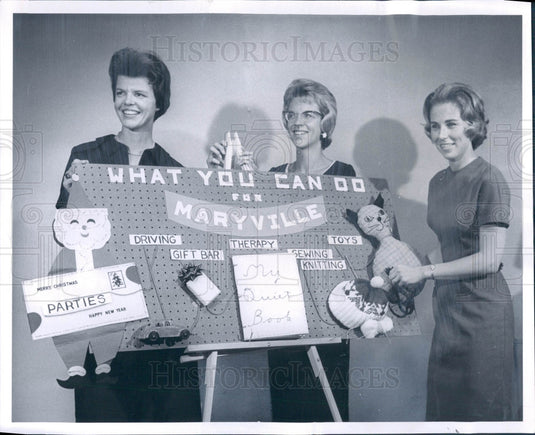1963 Denver CO Alpha Omicron Pi Alumni Press Photo - Historic Images
