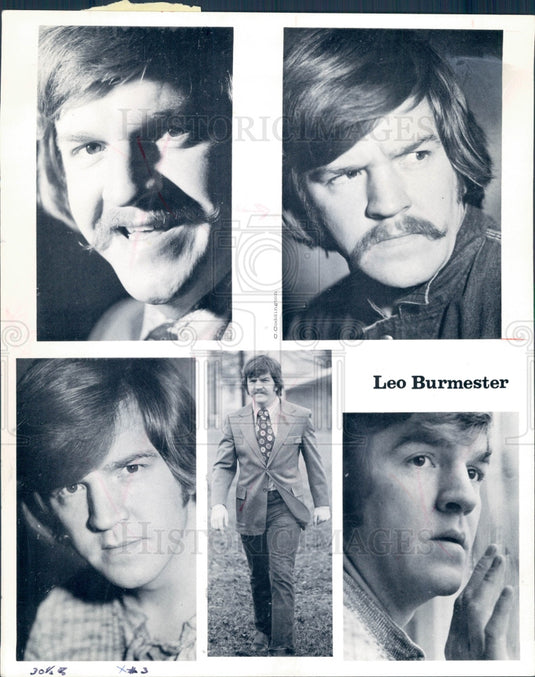 1975 Singer & Actor Leo Burmester Press Photo - Historic Images