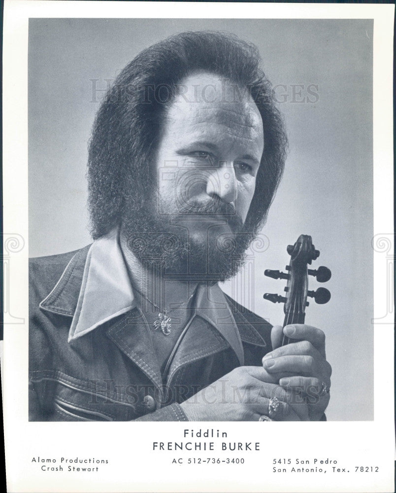 1978 Fiddler Frenchie Burke Press Photo - Historic Images