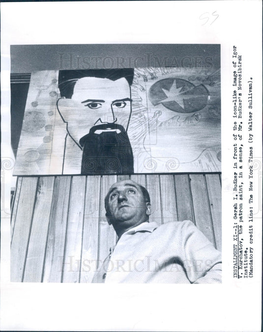 1967 Soviet Nuclear Physicist Gersh Budker Press Photo - Historic Images