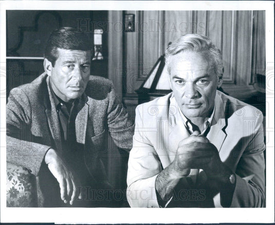 1968 Actors James Daly & Efrem Zimbalist Jr Press Photo - Historic Images