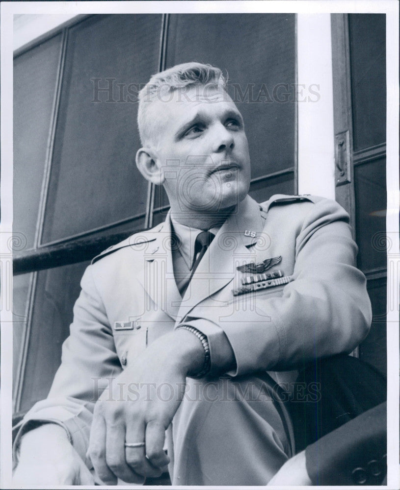 1956 USAF Pilot Captain Iven C. Kincheloe Press Photo - Historic Images