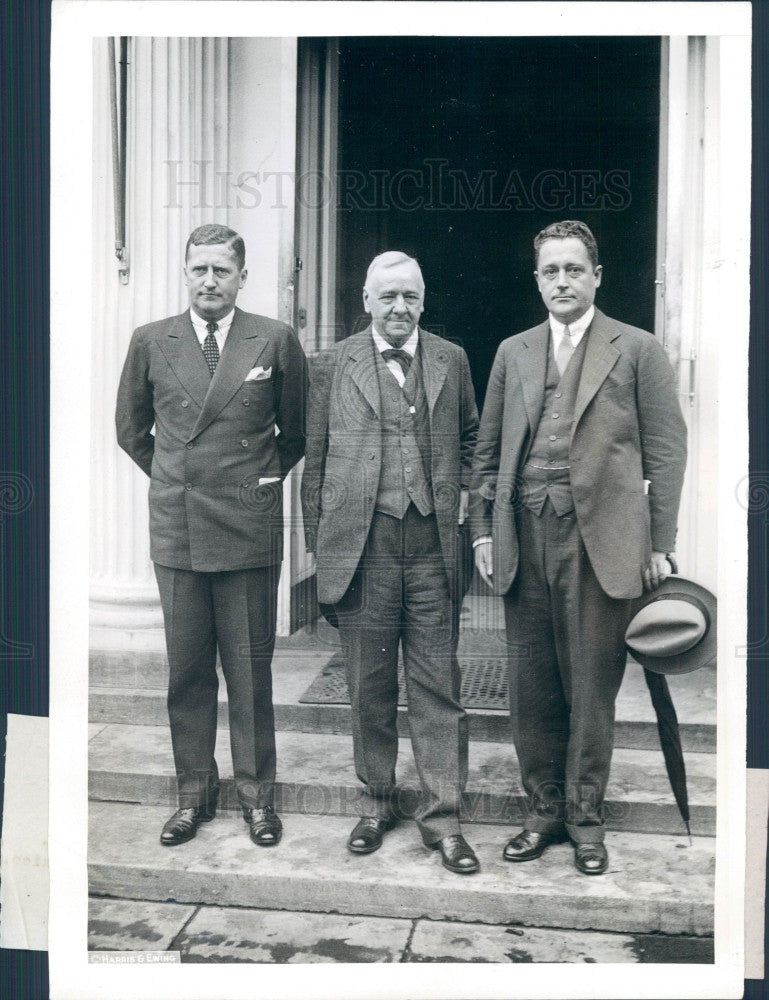 1933 US Ambassador Mexico Josephus Daniels Press Photo - Historic Images