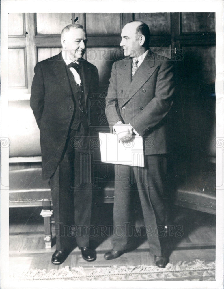 1933 US Ambassador Mexico Josephus Daniels Press Photo - Historic Images