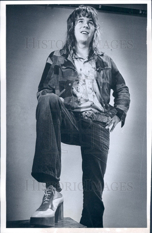 1974 Musician Ian Campbell Press Photo - Historic Images