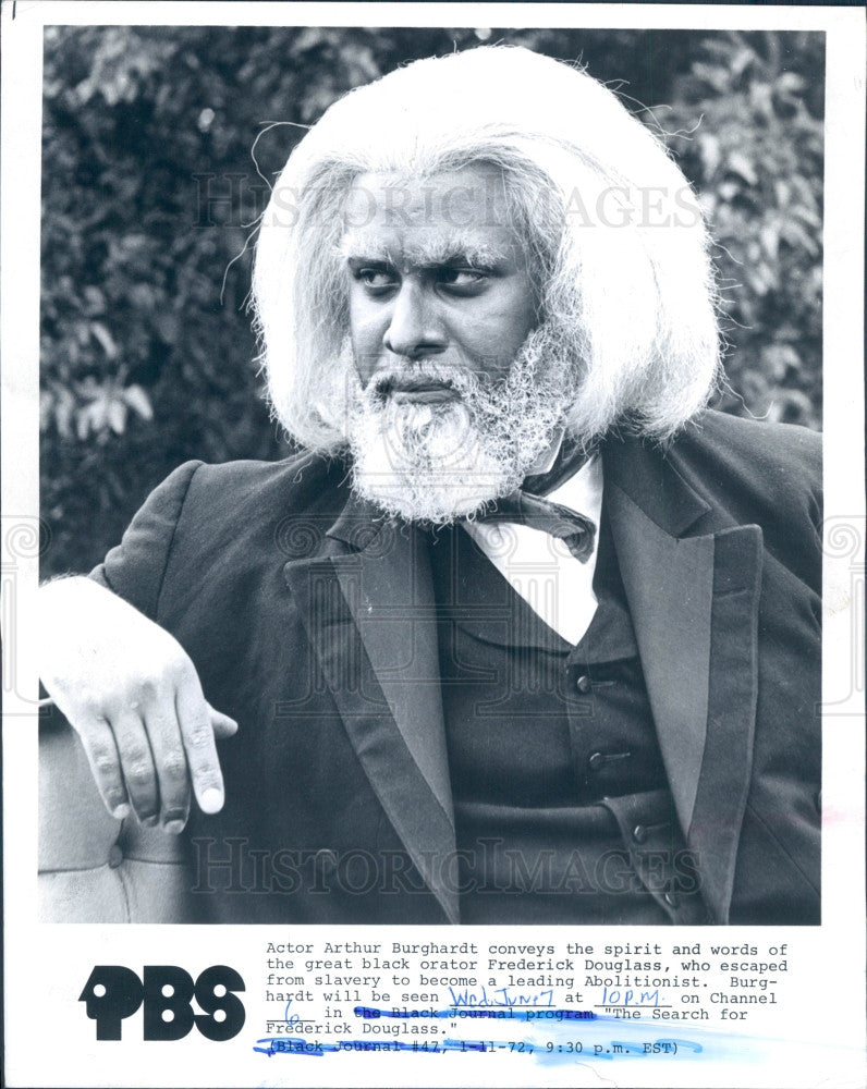 1972 Actor Arthur Burghardt Press Photo - Historic Images