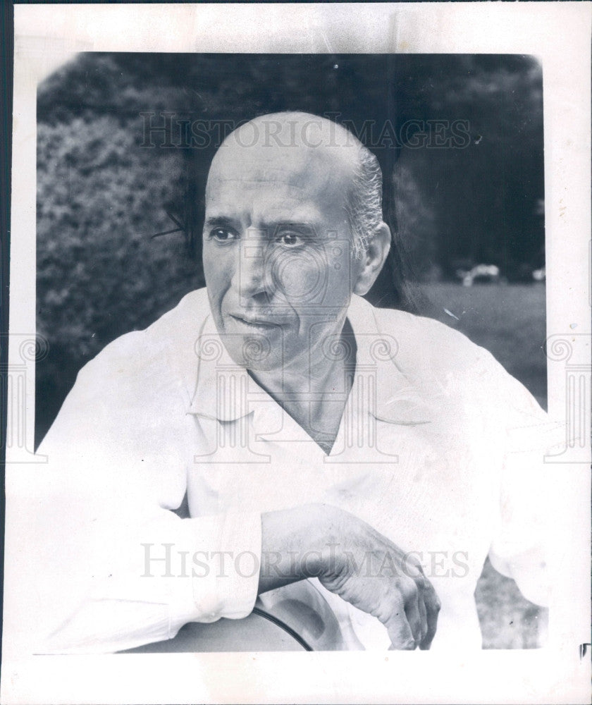 1958 Flamenco Guitarist Carlos Montoya Press Photo - Historic Images