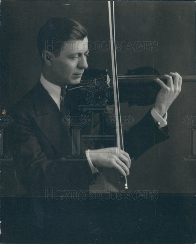 Undated Violinist Henry Trustman Ginsburg Press Photo - Historic Images