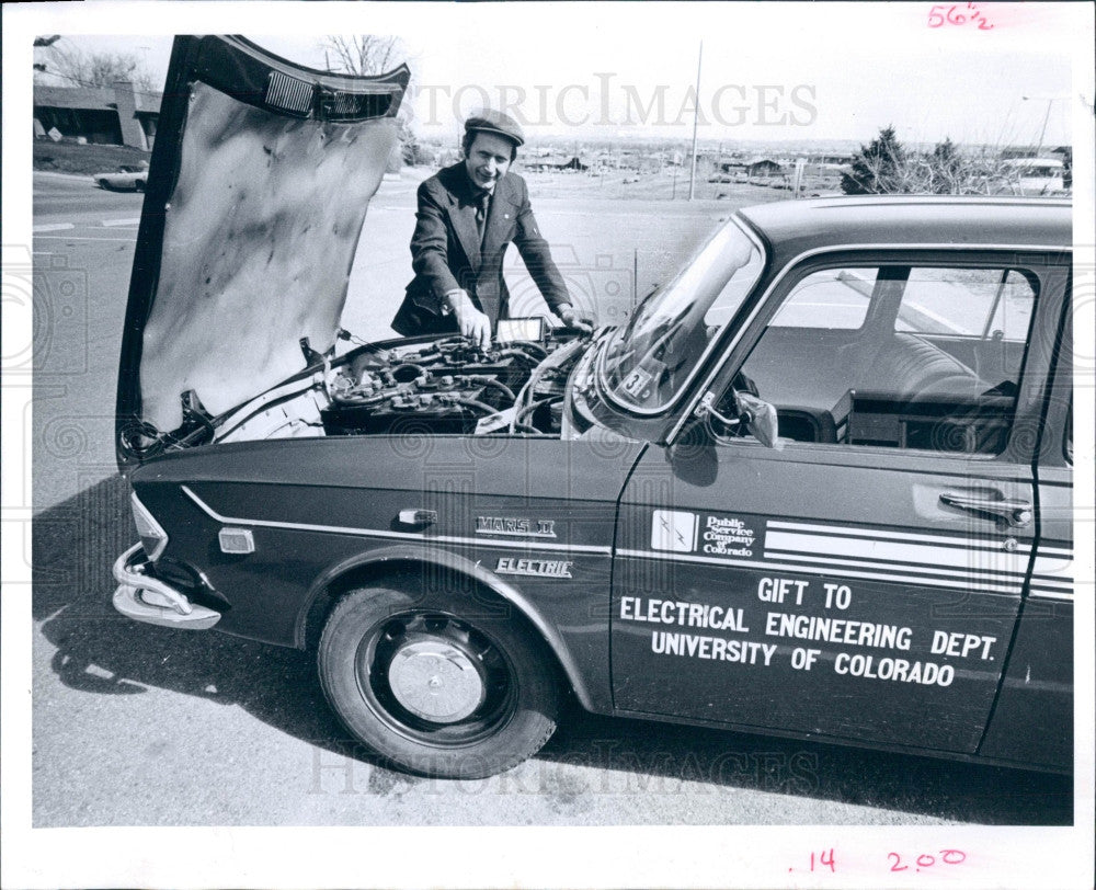 1974 Univ of Colorado Prof George Gless Press Photo - Historic Images