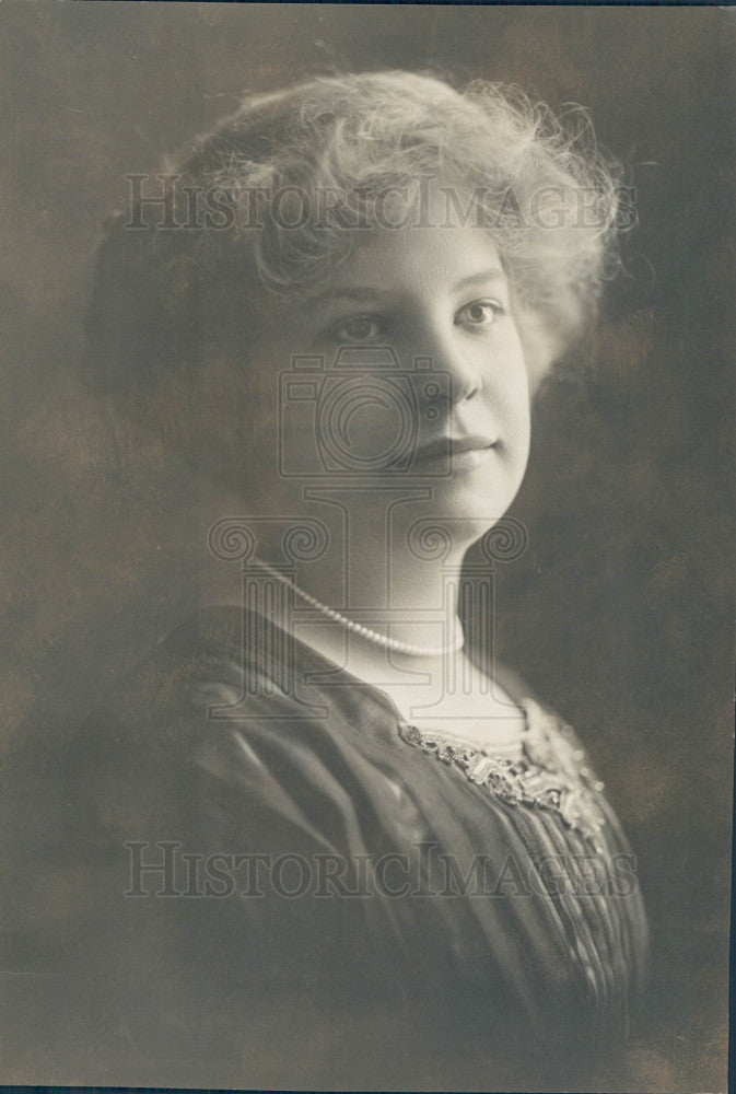 Undated Denver Society Mrs. Edmund Glessner Press Photo - Historic Images