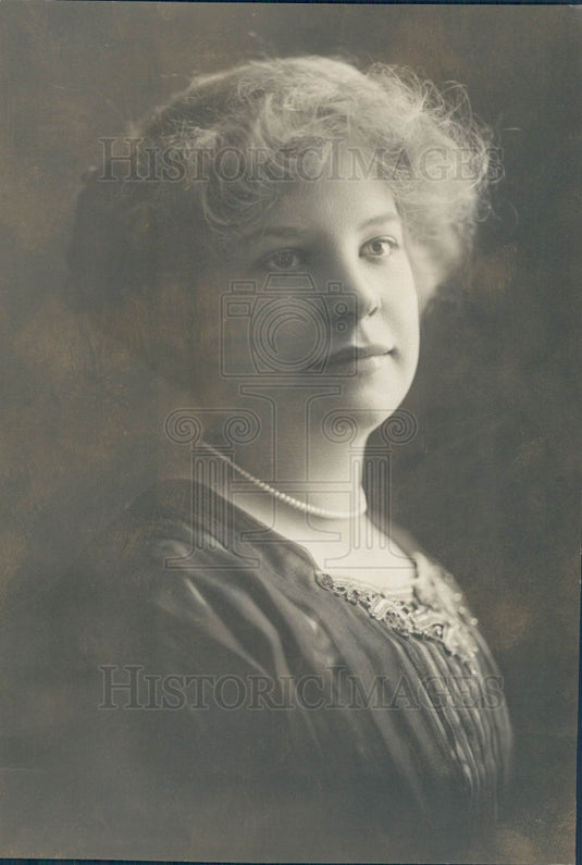 Undated Denver Society Mrs. Edmund Glessner Press Photo - Historic Images