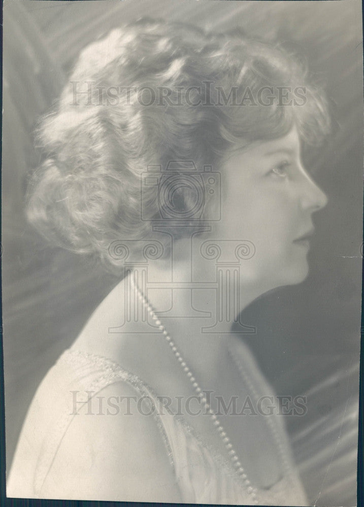 1925 Denver CO Society Mrs. Edmund Glessner Press Photo - Historic Images