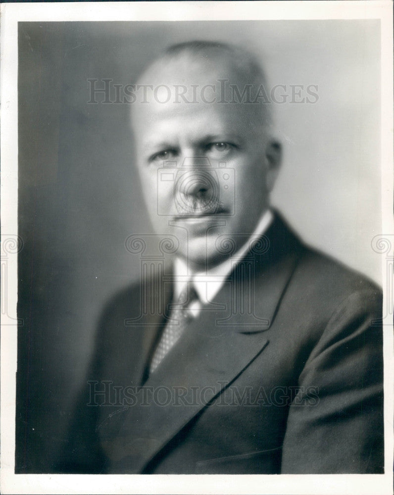 Undated AT&amp;T President Walter Gifford Press Photo - Historic Images