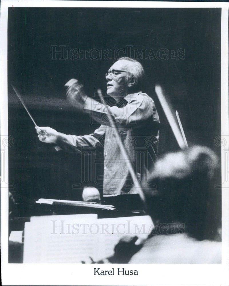 1977 Pulitzer Prize Composer Karel Husa Press Photo - Historic Images