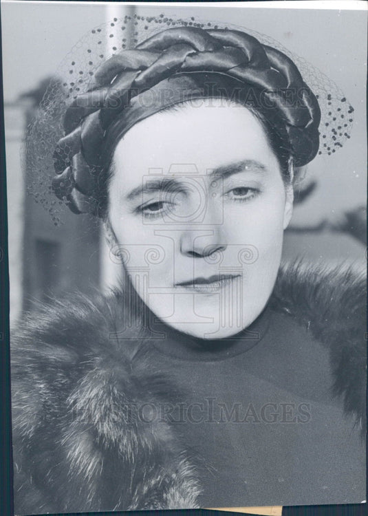 1936 Novelist Fannie Hurst Press Photo - Historic Images