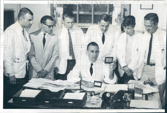 1960 CO Univ Med School Dean Robert Glaser Press Photo - Historic Images