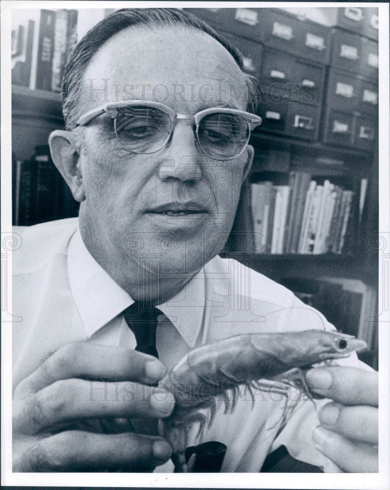 1971 Univ Miami Oceanographer Dr. CP Idyll Press Photo - Historic Images