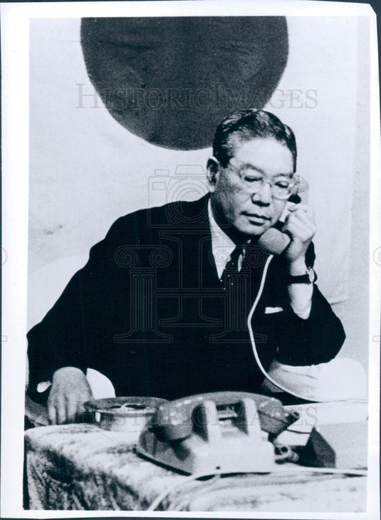 1965 Japan Prime Minister Hayato Ikeda Press Photo - Historic Images