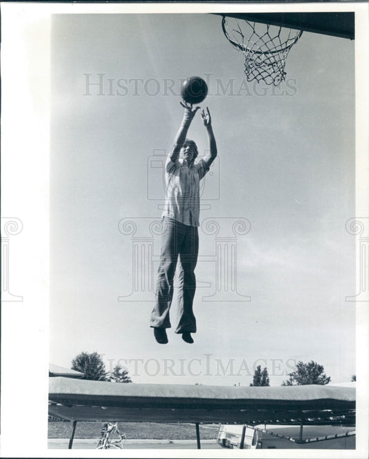 1974 Arvada CO John Glenn Trampoline Recrd Press Photo - Historic Images