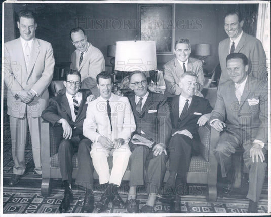 1957 Denver CO Rocky Mt Men's Apparel Club Press Photo - Historic Images